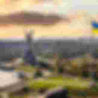 The Motherland Monument in Kyiv.