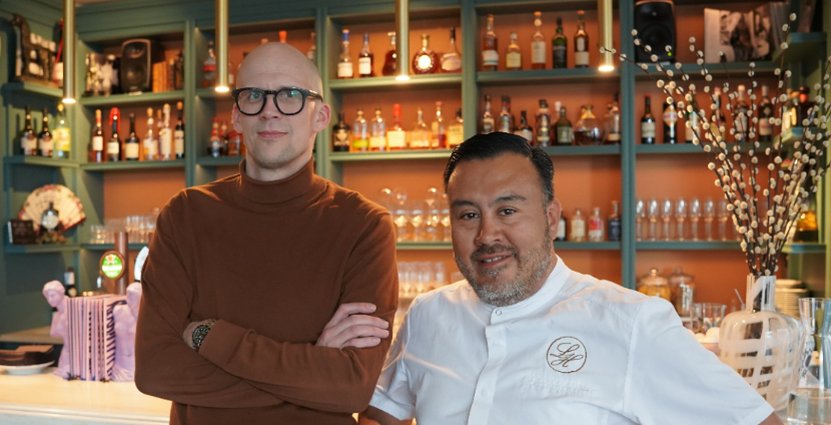 Samuel Laulajainen, vd och Jakob Levén, kökschef på Hotel Lydmar. 