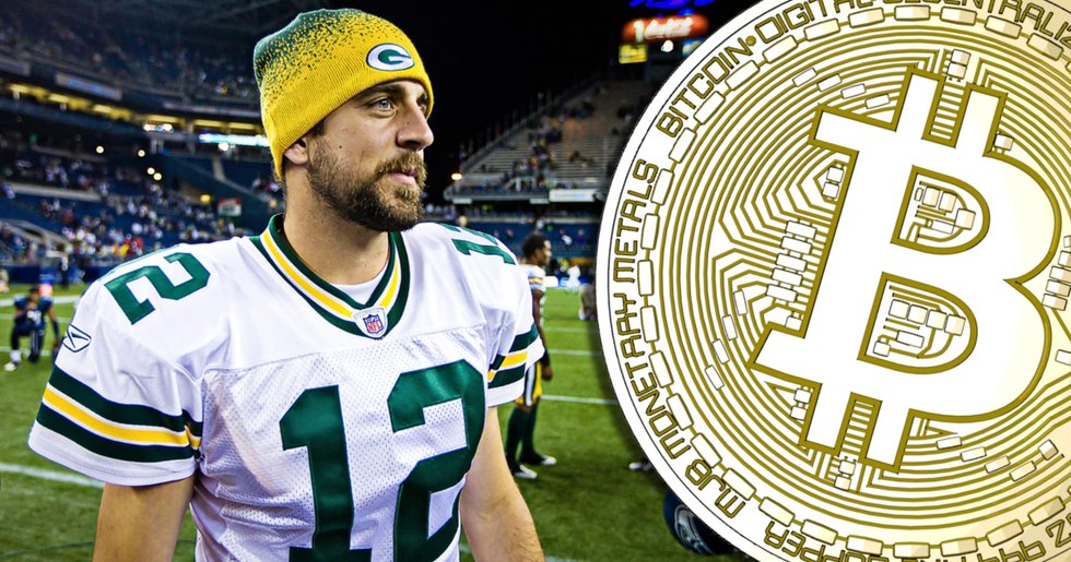 NFL-stjärnan Aaron Roders ska få del av sin lön betald i bitcoin