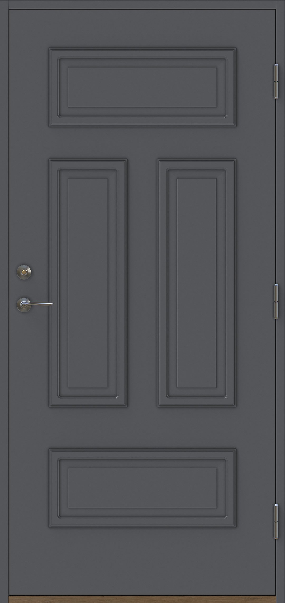 Norrsken dekor utan glas Mörkgrå