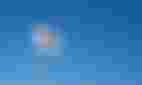 Flag of South Korea against a blue sky.