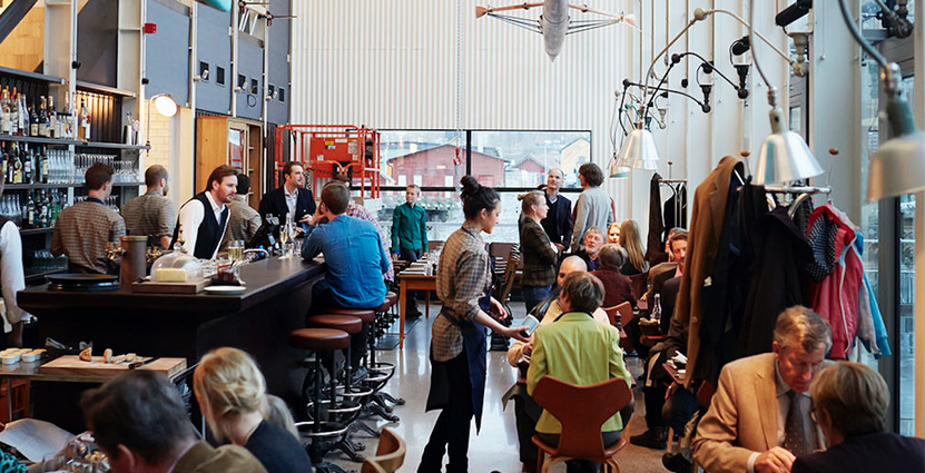 Första kulturklubben är et samarbete mellan Oaxen Slip och Brombergs förlag. Foto: Oaxen Slip