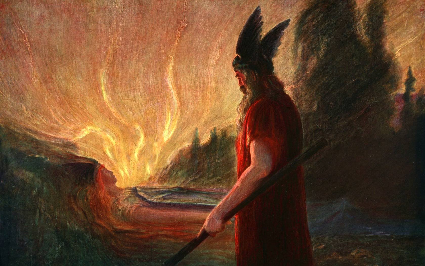 Wotan's forge by an anonymous artist.