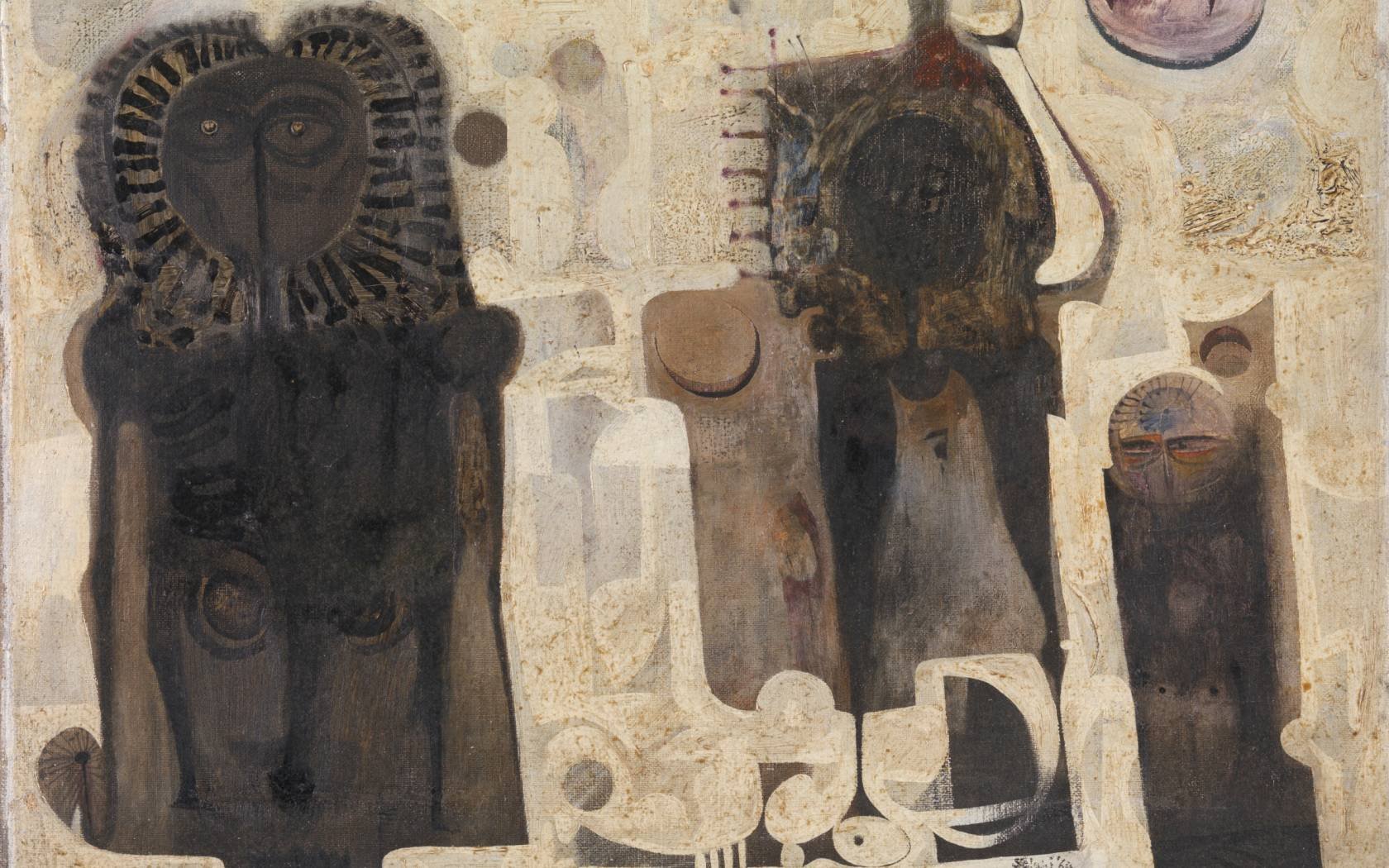 Ibrahim El-Salahi's They Always Appear, 1964.