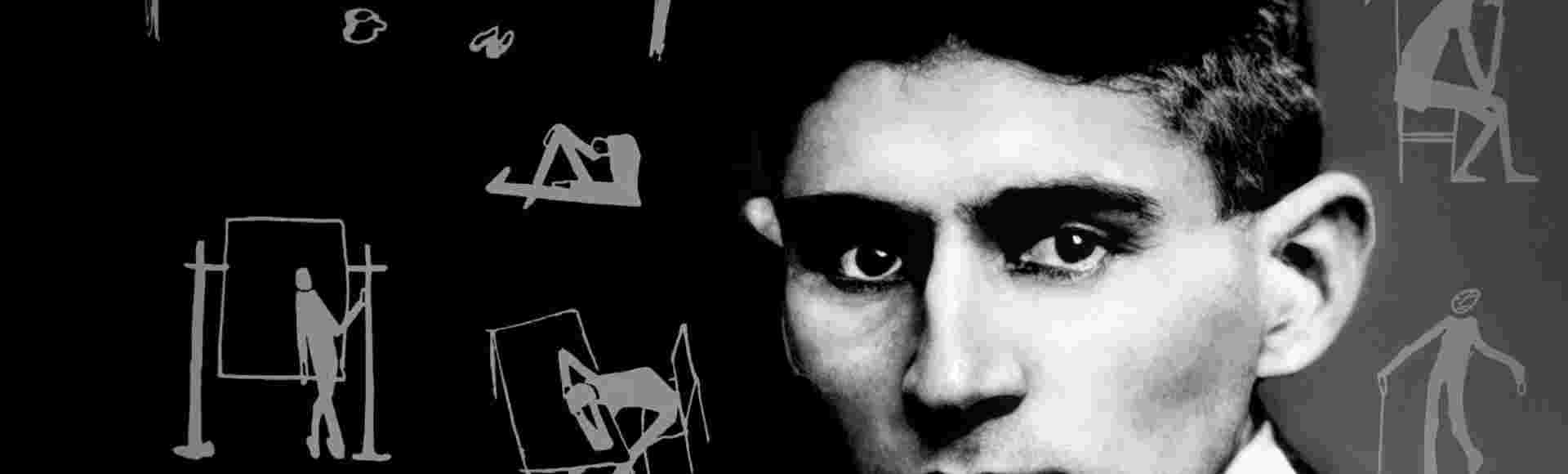 Portrait of Franz Kafka.