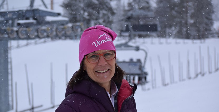 Destination Vemdalens nya vd Anna Hansson<br />
 ser fram emot att ta utveckla Vemdalen som resmål. Foto: Destination Vemdalen