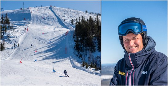 Julstämning kring skidliften