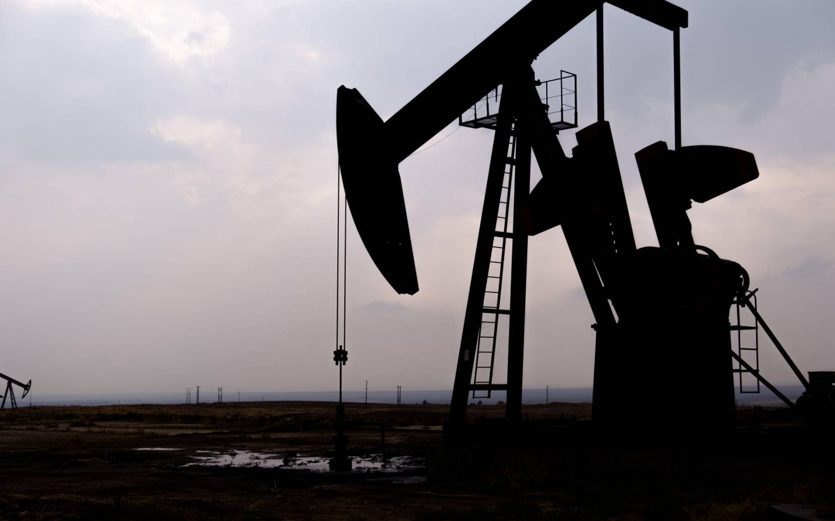 A pump jack in Syria.