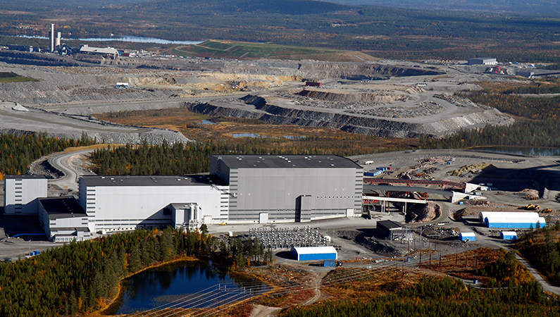 Koppargruvan i Aitik är lika stor som Stockholms innerstad.