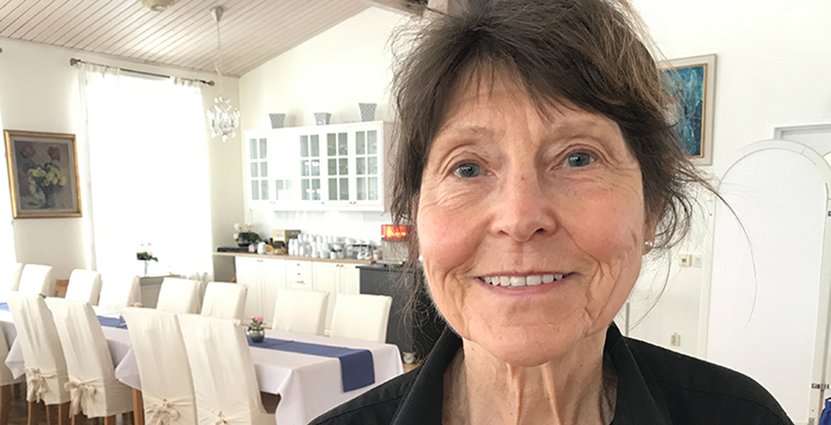 Anna-Lena Persson har fullt upp på sitt Åkerby Herrgård. 