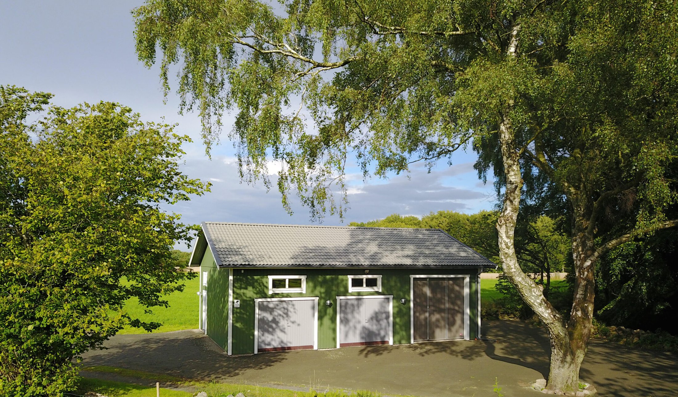 Det gröna traktorgaraget