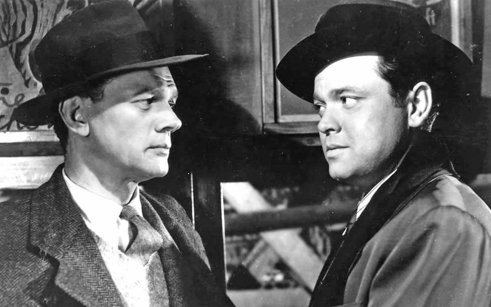 Joseph Cotton and Orson Welles in The Third Man.