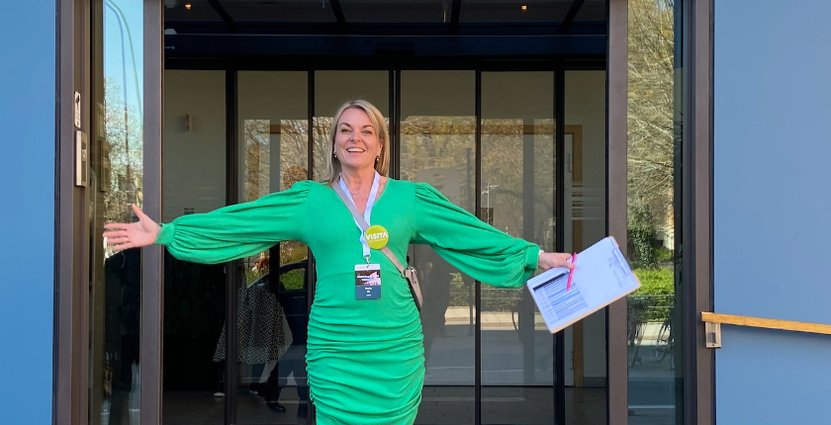 Maria Ek ser fram emot Visitadagen FOTO: Privat