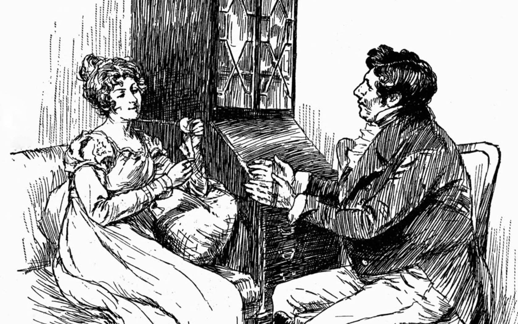 Becky Sharp and Joseph Sedley