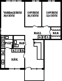 PlanlösningBigarråvägen 56 B