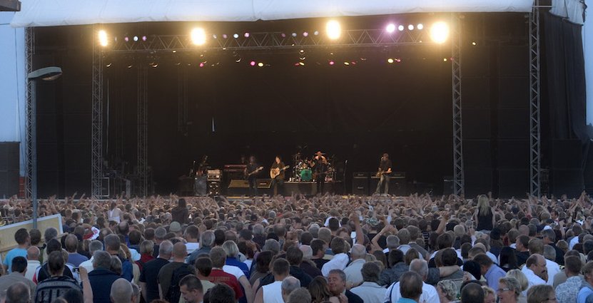 Pite Havsbads tidigare besöksrekord var när John Fogerty spelade 2006. 