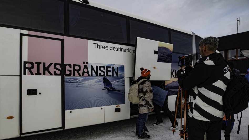 Skidtransferbussen Arctic Skibus