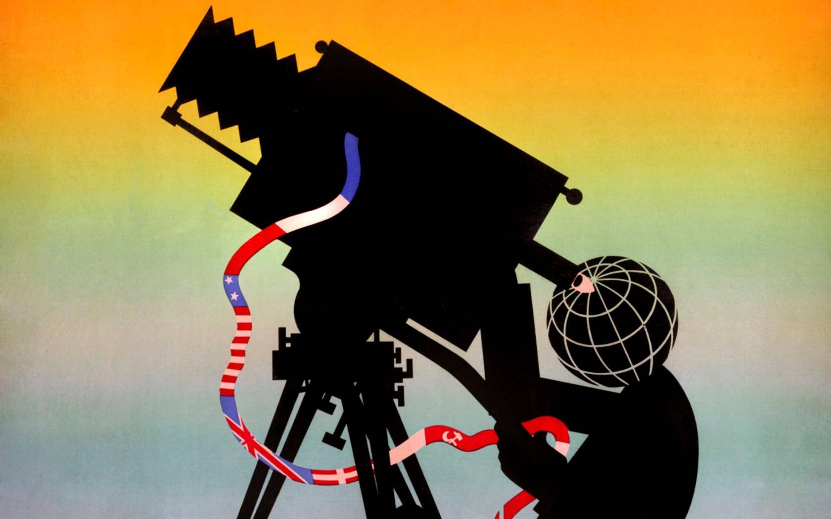 The 1946 poster for the Cannes film festival.