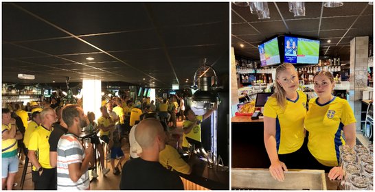 Fotbollsfest på lokal – fyra på morgonen
