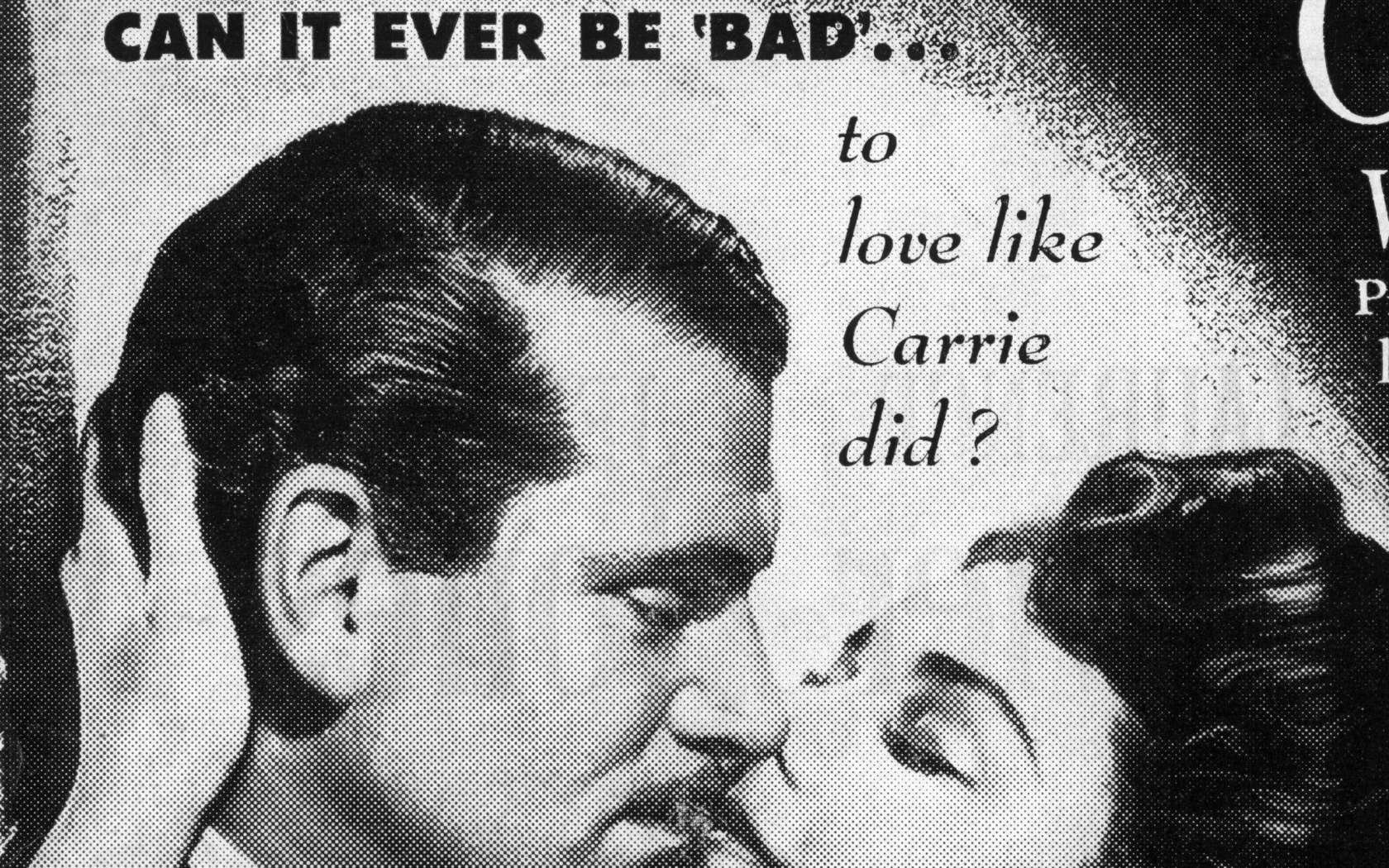Laurence Olivier and Jennifer Jones star in Carrie, a 1952 adaptation of the novel Sister Carrie by Theodore Dreiser.