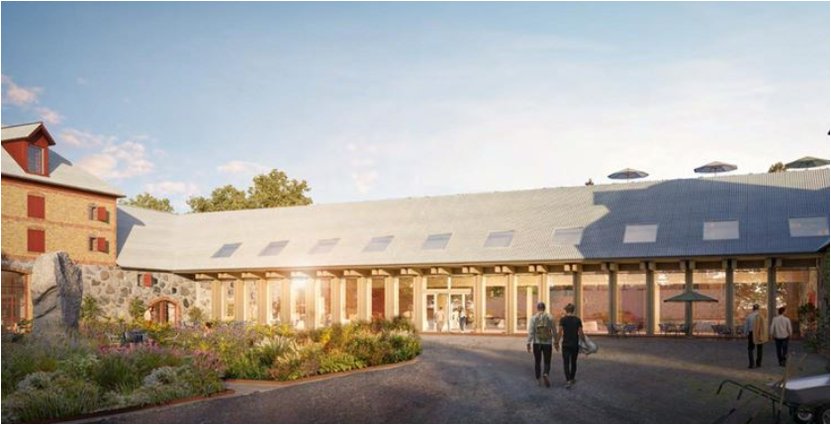 Visionsbild, Wärby Resort  Okidoki Arkitekter