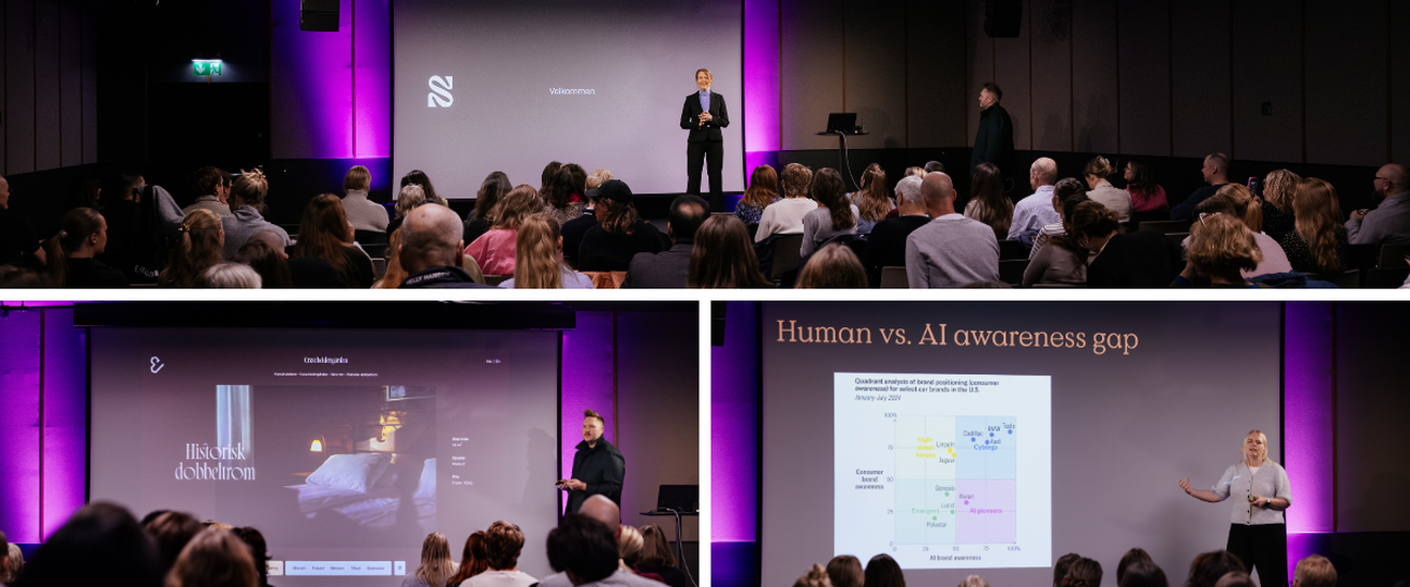 bilde fra frokostseminar om ai-søk