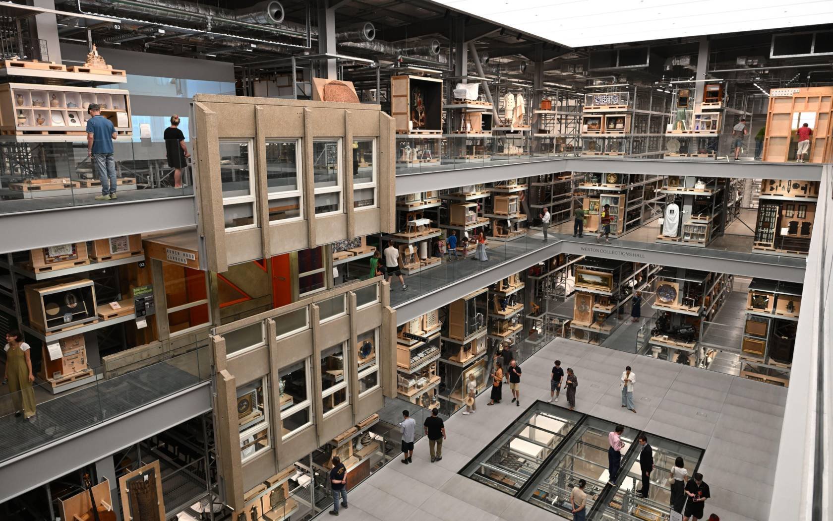 The V&A East Storehouse museum in the former Queen Elizabeth Olympic Park.