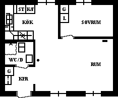 PlanlösningRullstensgatan 166 E