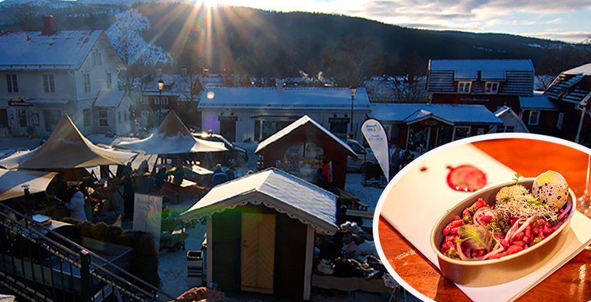 Med avsmakningsmenyer mitt i backen och vinprovning<br />
 med rapparen Petter, lockar Åre Gastronomy Week allt fler foodies. Foto: Åre Gastronomy Week