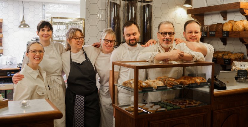 Eken Bageri & Kökscafé – Stefan Ekengren tvåa från höger. FOTO: Chatarina Lundin