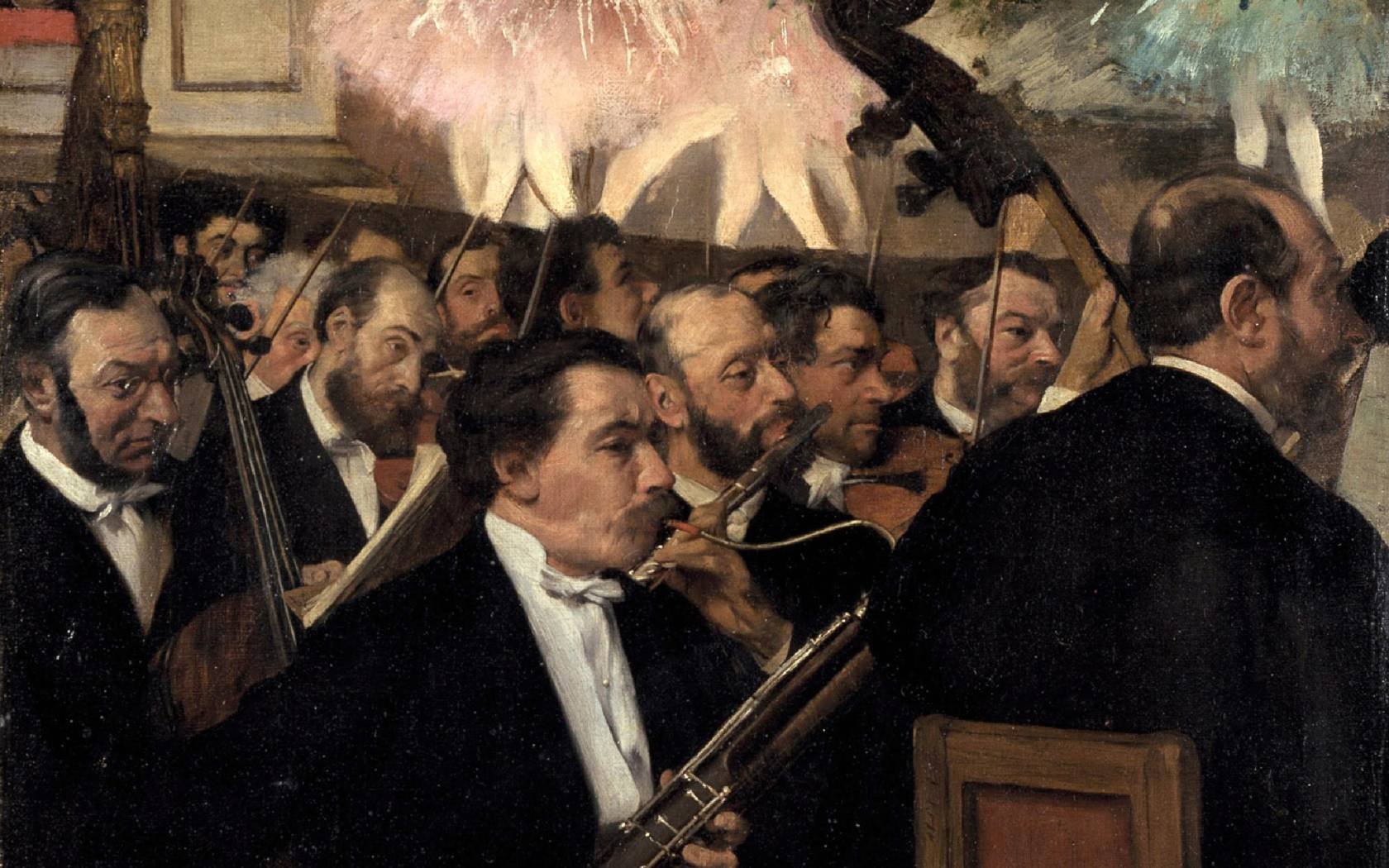 Edgar Degas' The Orchestra at the Opera.