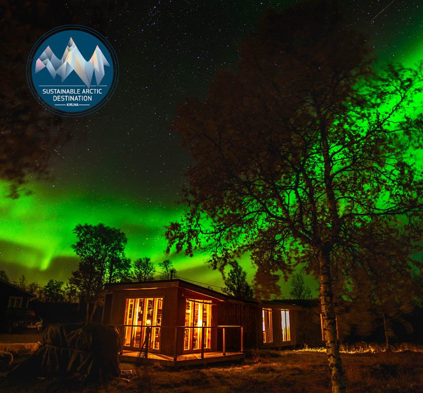 Arctic Gourmet Cabin certified Sustainable Arctic Destination Kiruna