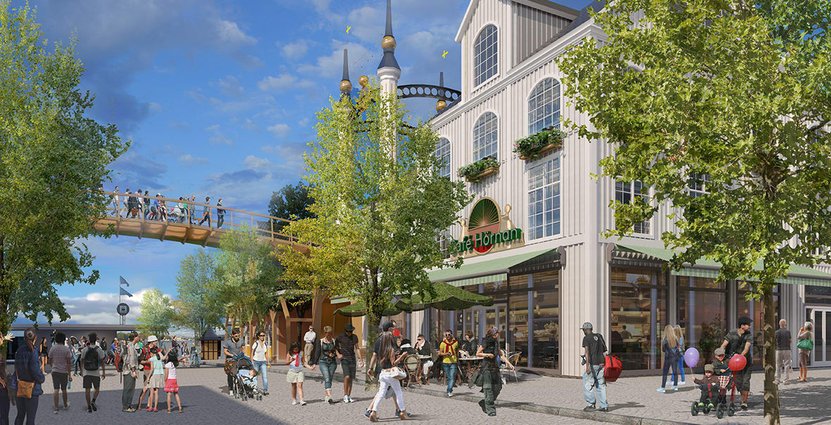 Gröna Lund vill bygga ut med 8 000 kvadratmeter, det blir den största investeringen i nöjesparkens historia. Foto: Gröna Lund
