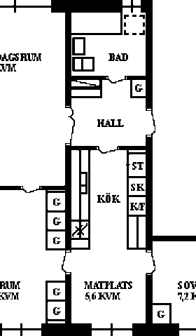 PlanlösningHistoriegränd 20 B