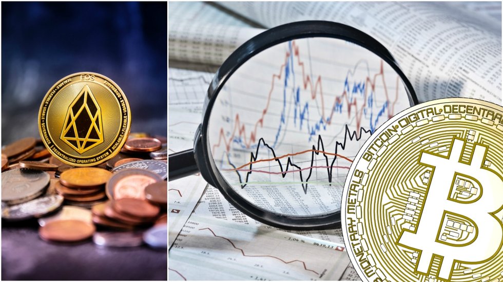 Daily crypto: Bitcoin is volatile and eos increased the most among the biggest currencies.