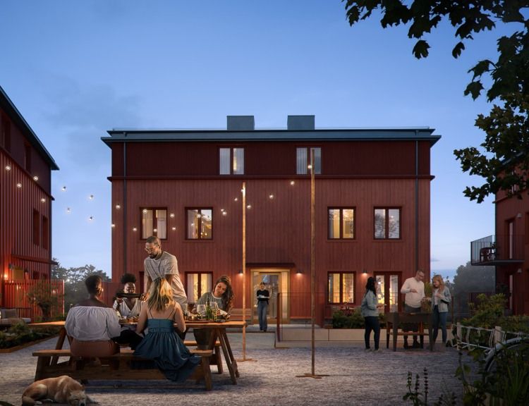 Heba bygger 128 hyreslägenheter i Smedjan Källberga