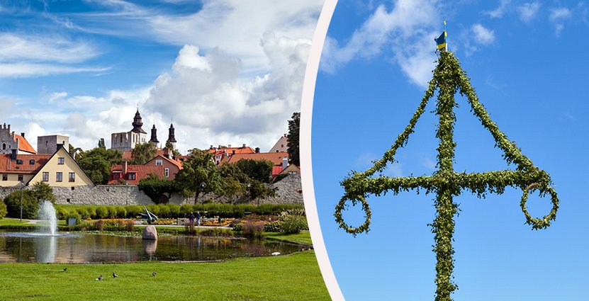 Frida Ganshed på Gotlands besöksnäring förbereder sig för många turister under midsommarhelgen.  Foto: Pressbild/Colourbox