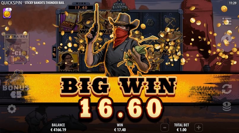 Sticky Bandits Thunder Rail — screenshot 3