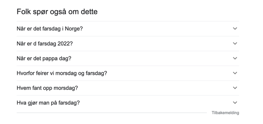 Ønsker du å rangere høyt på farsdag, kan det være lurt å besvare noen av disse spørsmålene.