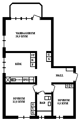 PlanlösningSvedbergsgatan 10 B