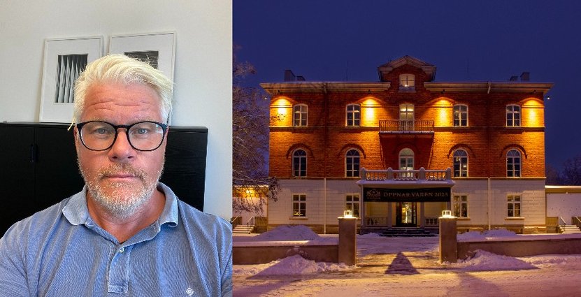 Johan Lundh, delägare och vd på Hotel Montagne. 