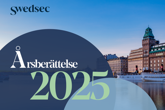 Swedsec Årsberättelse 2025 - Första sida