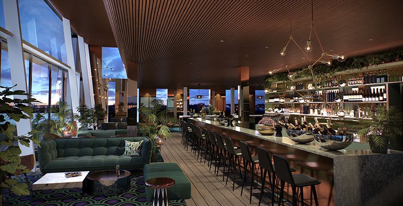 Stockholms nya affärshotell står snart färdigt. 