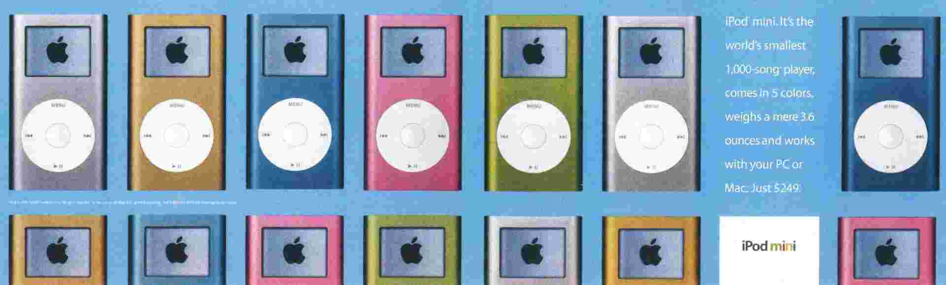 A 2004 advert for the iPod.