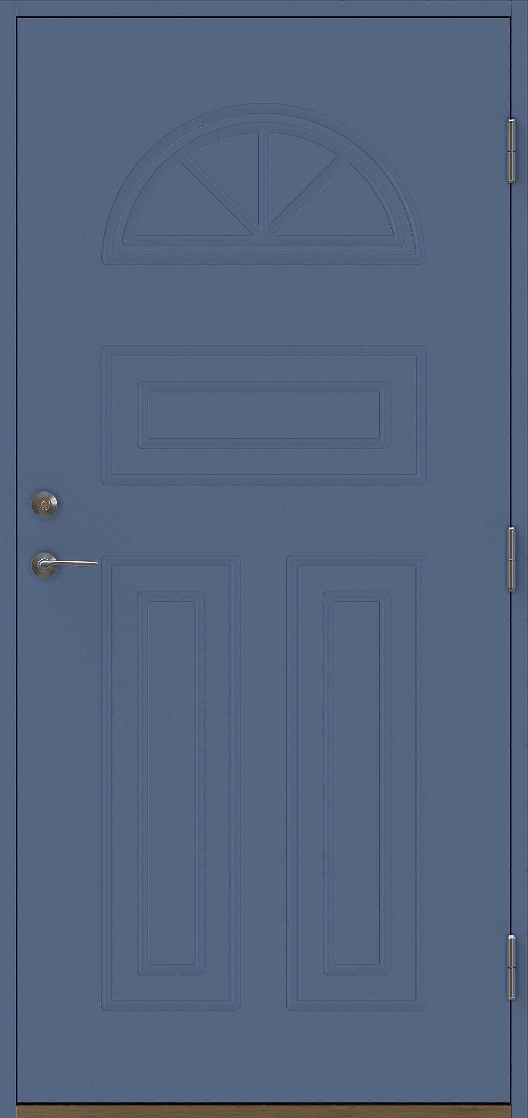 Solöga utan glas Blå