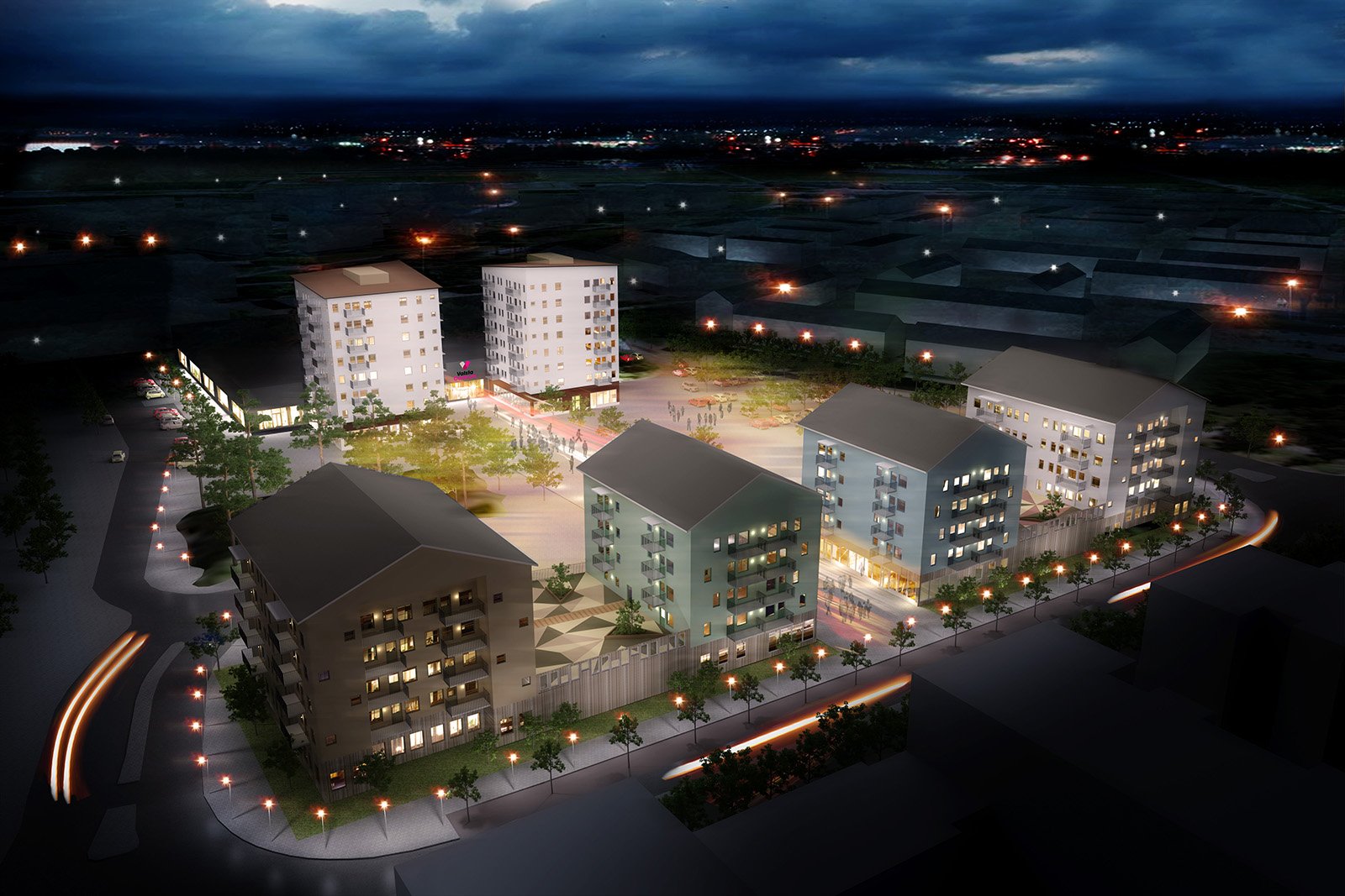 Valsta centrum, bild 2 av 2