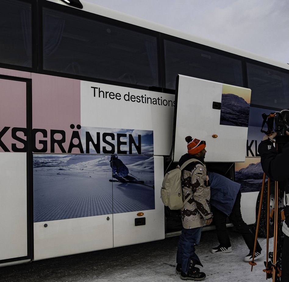 Skidtransferbussen Arctic Skibus