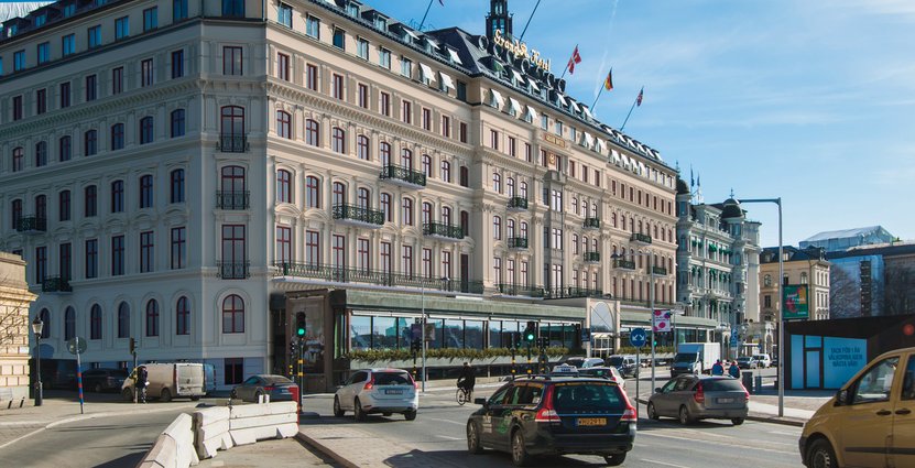 Ritningarna av Grand Hôtels nya fasad har tagits fram av arkitekt<br />
 Per Kallstenius i samarbete arkitektbyrån Tengbom.<br />
 Foto: Grand Hôtel