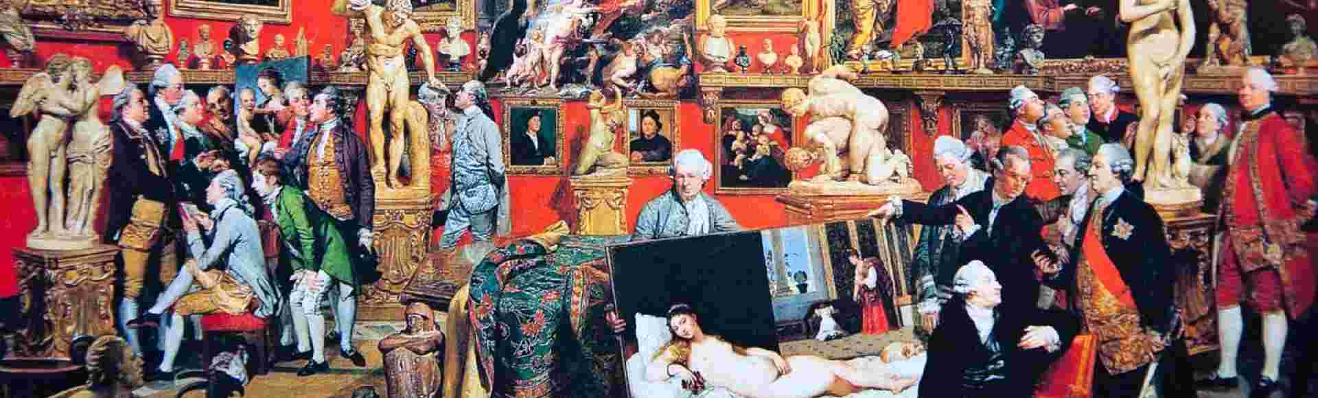 John Zoffany's The Tribuna of the Uffizi.