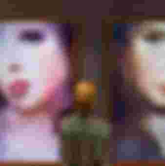 An auction at Sotheby's, London, selling AI art created by Mario Klingemann, March 2019. Credit: Malcolm Park/Alamy Live News.